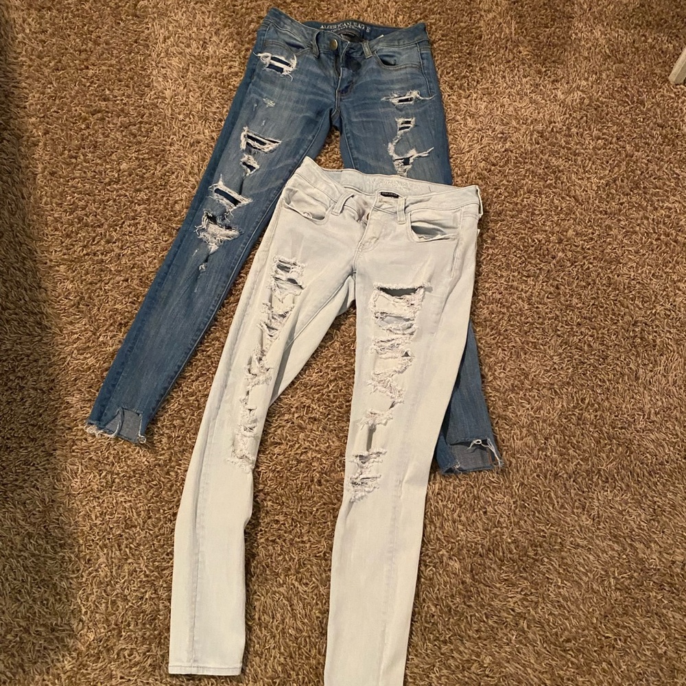 Set of 2 American Eagle SUPER STRETCH Jeans